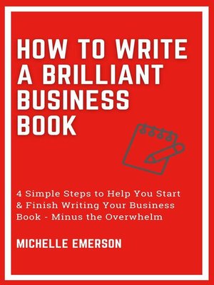 cover image of How to Write a Brilliant Business Book